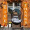 Thanksgiving Decorations GIVE THANKS Banner Porch Door Sign Autumn Fall Welcome Banner For Indoor Outdoor Wall Thanksgiving Decorations For Home